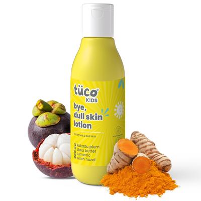 Tuco® Kids Summer Dull Skin Lotion | Perfect for Dull Skin | For Kids 4-10, 2-5, 10-15 Years | SLS & Paraben Free | 200ml-Pack of 1