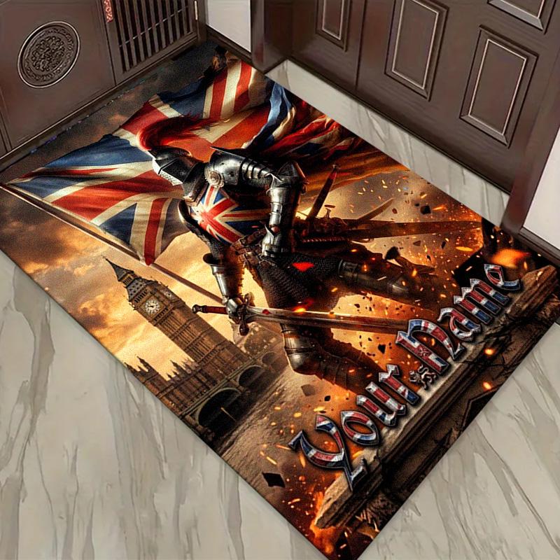 Name Custom Epic knight Carpet Rug for Living Room Bedroom Home Sofa Decoration,Kids play Non-slip Floor Mat