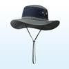 Summer outdoor bucket hat men's nylon large brim sun protection hat breathable UV protection big head circumference sun hat