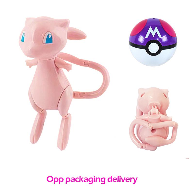18 Style Pokemon Figures Playthings Elf Monsters Ball Figure Pikachu Gengar Pokeball Dragonite Snorlax Pokeball Action Figures Gift