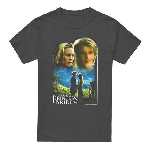 The Princess Bride Unisex Adult Buttercup & Westley Heather T-Shirt