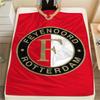 1PC Feyenoord Patterned Flannel Blanket Suitable For All Seasons for Home Decor Warmth and Comfort Gifts Holiday Present