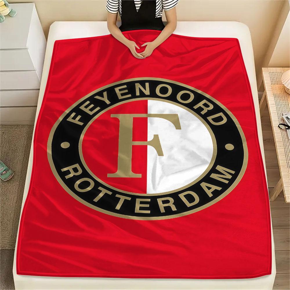 1PC Feyenoord Patterned Flannel Blanket Suitable For All Seasons for Home Decor Warmth and Comfort Gifts Holiday Present