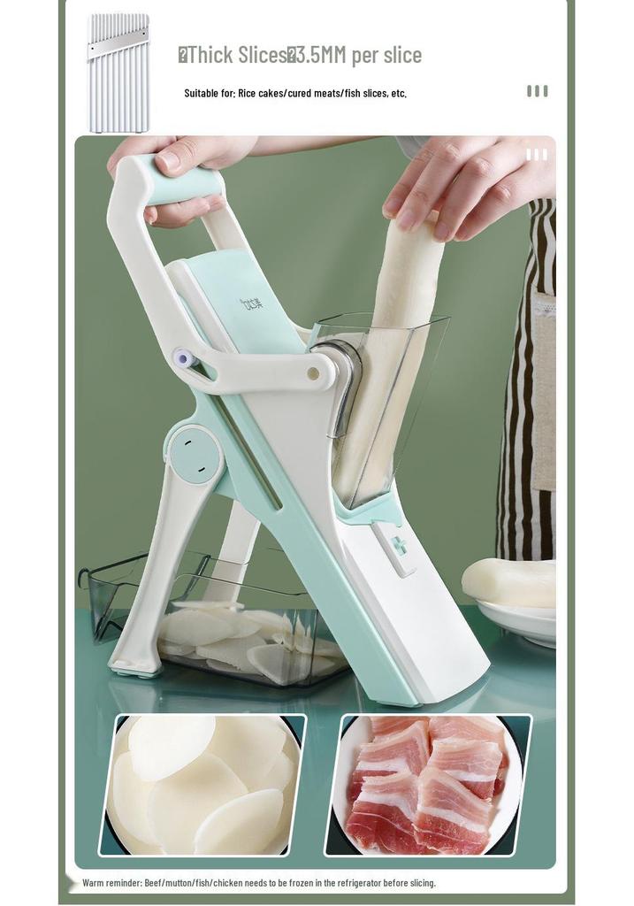 Multi-Functional Vegetable Cutter & Slicer - Kitchen Chopper, Shredder, Grater for Lemon & Cucumber