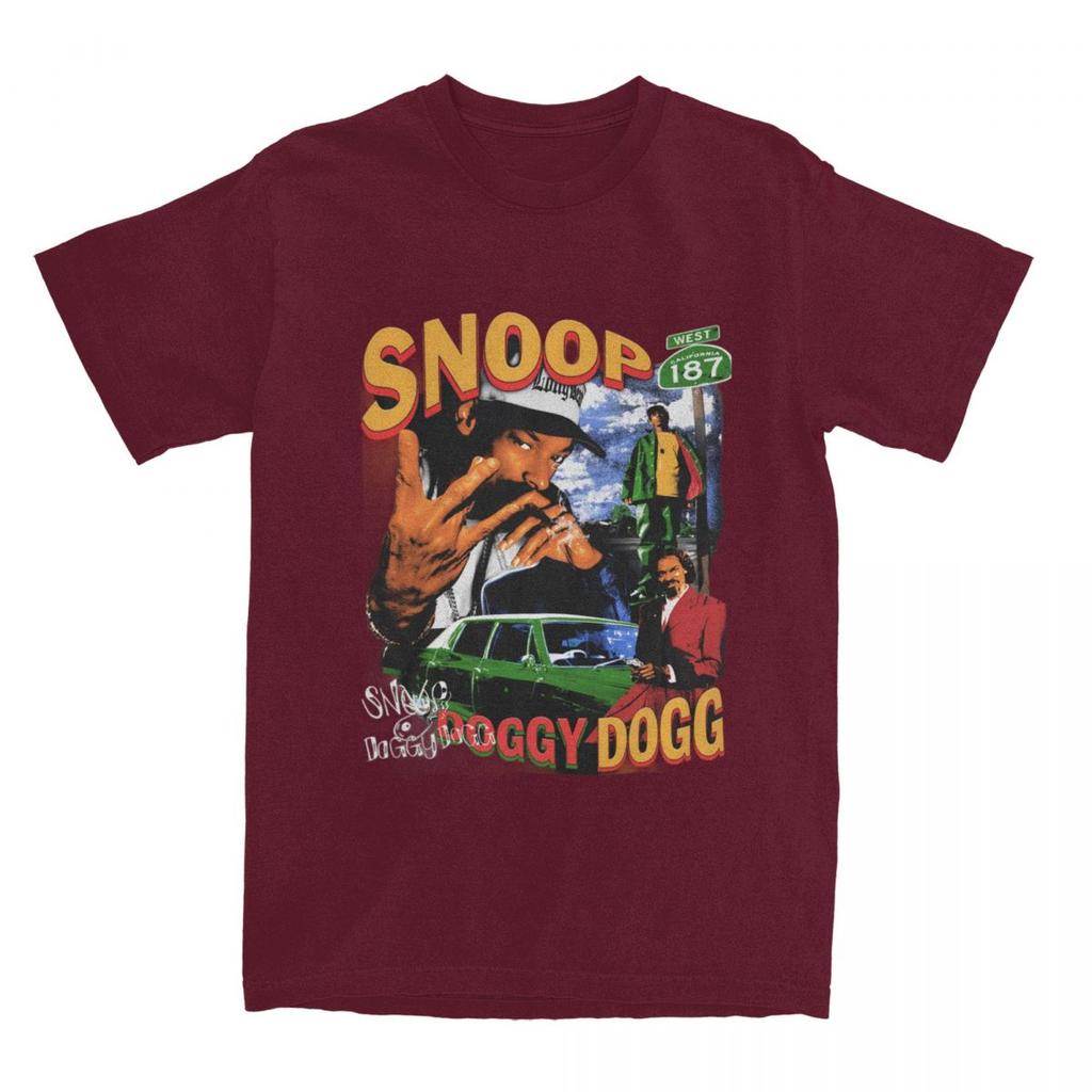 Snoop Dogg Vintage Bootleg T Shirt For Fan Snoop Doggy S Retro Rap Hip Hop Apparel Fashion Tees TShirts Cotton Clothes