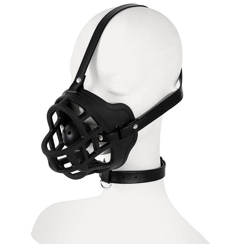 Sm Muzzle Kurt Black Muzzle - Kinky Puppy - BDSM Gags