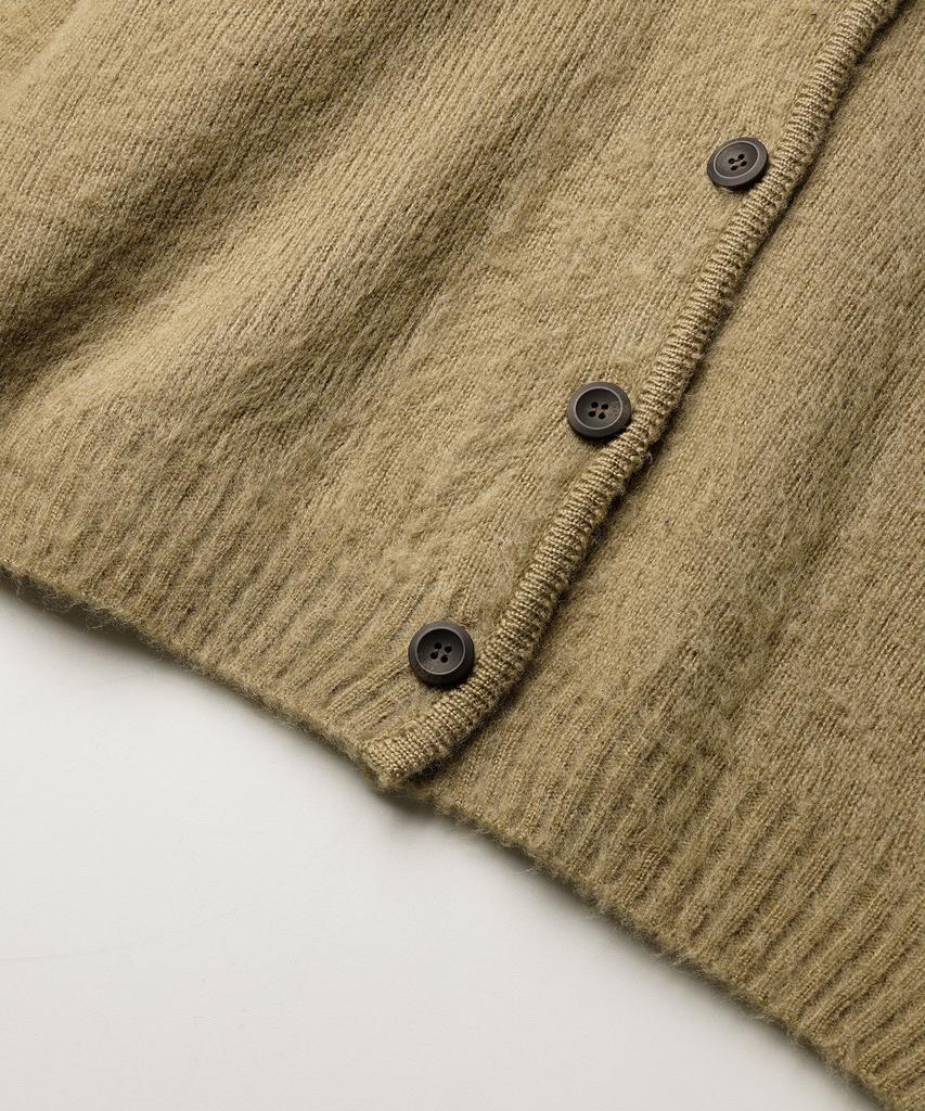 Jemut Hour Loose Fit Mohair Cardigan 4 Types Sand Beige Sokn2604