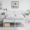 VidaXL Bedside Tables 2 Pcs White 36x39x78 Cm Steel, Cabinet, Side Cabinet, Bedroom Furniture, Table of 846577