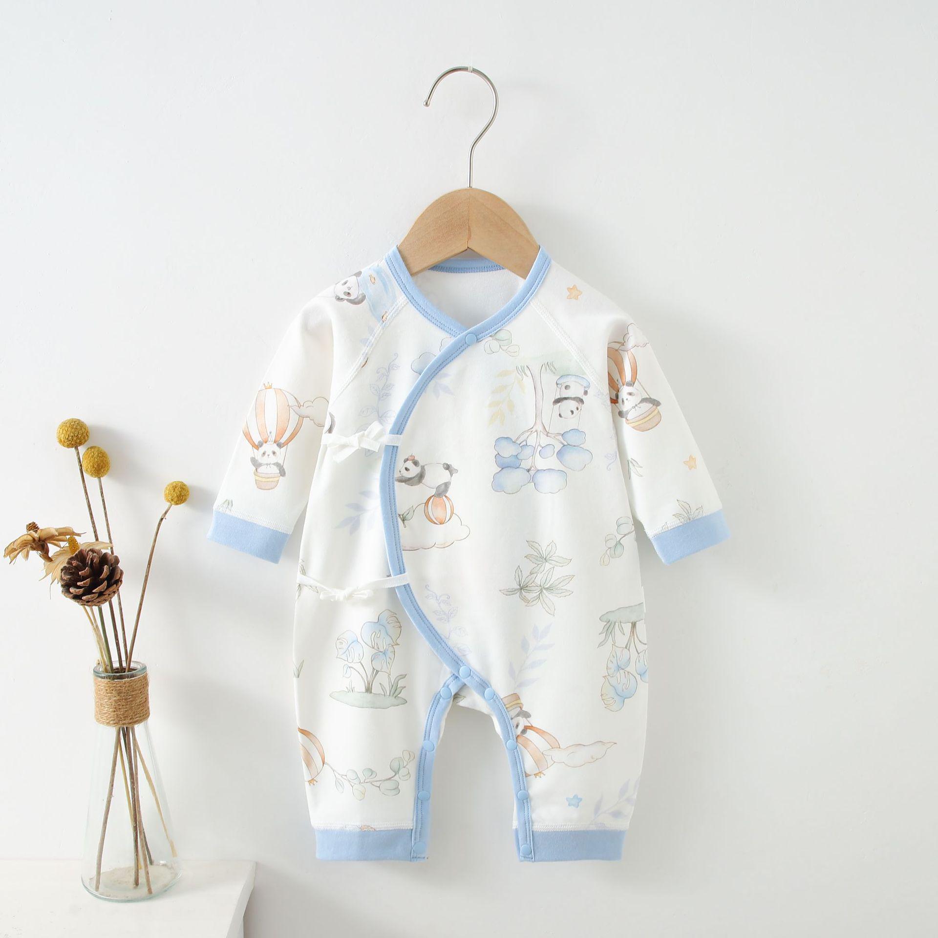 Baby Butterfly A-Class Pure Cotton Long Sleeve Bodysuit Romper for Spring/Autumn 59 cm