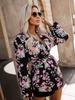 2024 European & American Autumn Leopard Print Tie-Waist Long-Sleeve Coat for Women