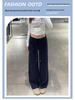 Lulu Unisex High Waist Slimming Sweatpants - Autumn 2026: Wide Leg, Plus Velvet