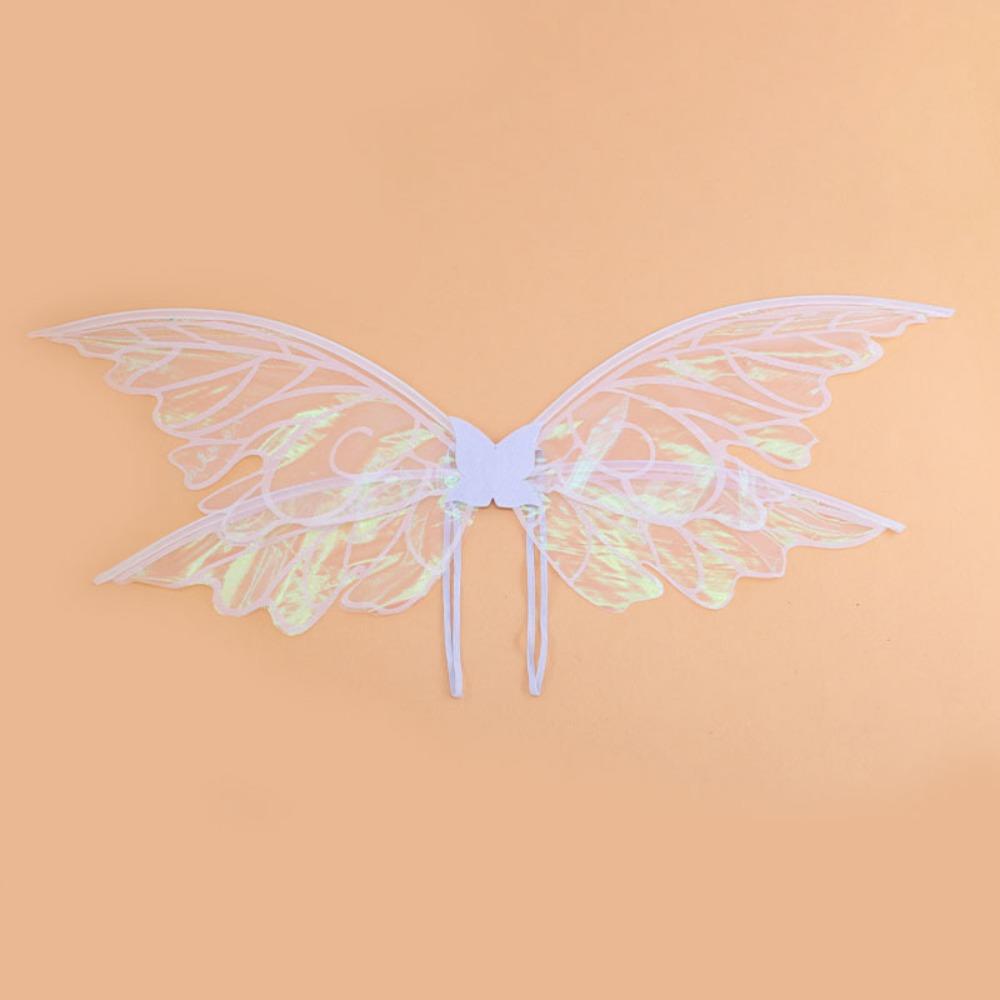 2025 Girl Butterfly Wing Colorful Adult Children Fairies Wing Costume Halloween Decoration Halloween Party Supplies