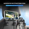 Hot Double Head Hook Car Rear Seat Hanging Storage Holder Organizer For Ford Mondeo Kuga Fiesta MK7 Escort Explorer Edge 2 4 MK2