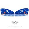Cartoon Car Sunshade with Net Pocket – Baby Sunblock & Heat Insulation Curtain