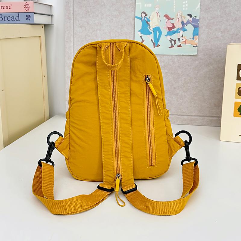 Multifunctional Chest Bag Large Capacity Shoulder Bag Nylon Lightweight Backpack