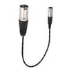30cm/11.81in Audio Camera Mic Cord Transfer Cable for Canon Audio Cable Camera Microphone
