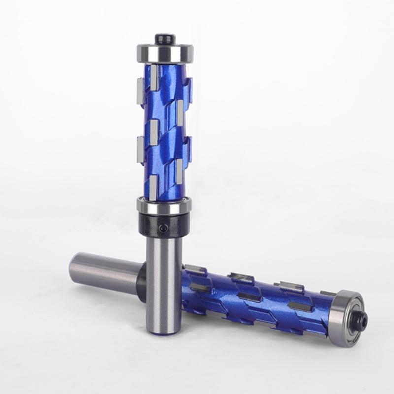 Double Bearing Wood Carving Bit Flush Trim Router Bit 1/2" Shank Double Bearing Flush Trim Bit for Shaping