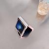 Suitable for Samsung Z Flip7 Mobile Phone Case Zflip 3 4 5 6 Folding Protective Case Simple PC Mirror Case
