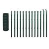 VidaXL Garden Border Fence Set Euro 25 X 1.2 M Steel Green 142400