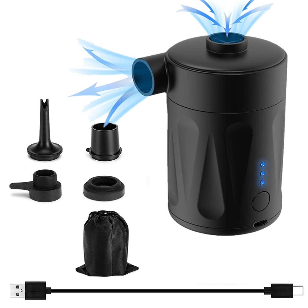 Multifunctional Electric Inflatable Pumps Rechargeable Powerful Efficient Quickly Inflating Tool For Airs Mattress Swimming Ring