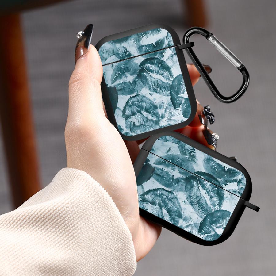 Earphone Cases Cover Case For Airpods Pro3 1 Pro2 4 3 Pro 2 Colored Lip Print
