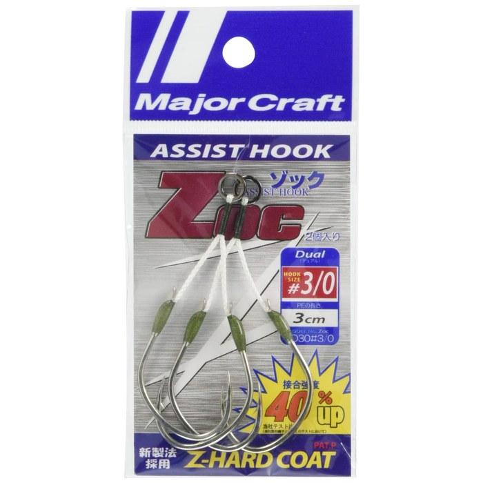 Major Craft ZOC Double Hook HD30 #3/0 Fishing Hook