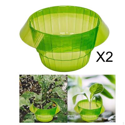 2Pcs Anlage Abdeckungen Robust Gemüse Schutz Einfach zu Bedienen Klar Garten Cloches