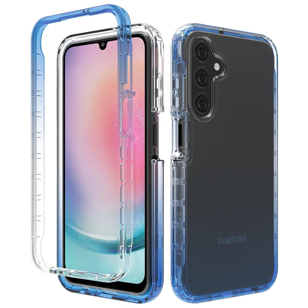 For Samsung Galaxy A25 5G (Global) (161.0 x 76.5 x 8.3mm) Case PC+TPU Gradient Clear Phone Cover