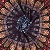VIKAMA American Mandala Tapestry Hippie Wall Hanging Psychedelic Peacock Living Room Tea Room Wall Decoration Tapestry