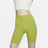 Nike Zenvy Air Series Solid Color Logo Tight Fitness Sports Shorts Women Shorts Pear-Green DQ6004-377