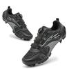 MTB Cycling Sneakers Men Breathable Knit Self-Locking Dirt Road Bicycle Shoes For Exercise Bikes Cleats Clip Cycle Training Shoe