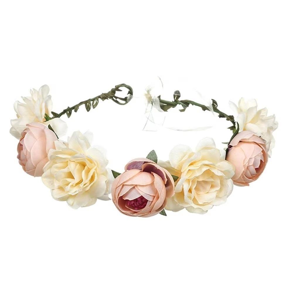 Bohemia Floral Headband Cloth Bridal Garland New Hair Bands  Birthday Party