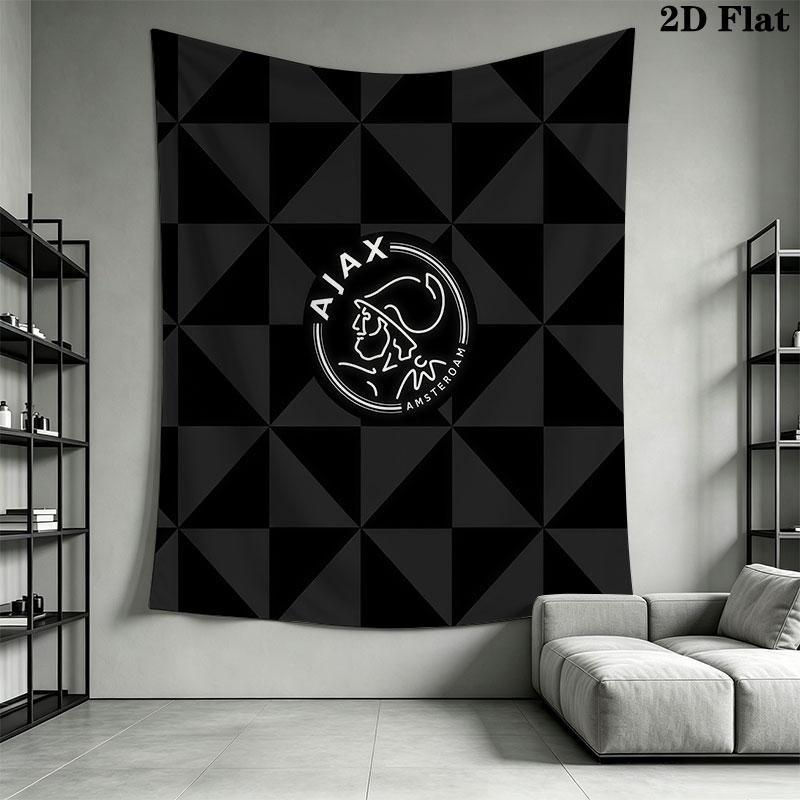 AFC Ajax Amsterdam Wall Hanging Printed Fabric Blanket Decorative Tapestries for Bedroom Living Room Home Decor