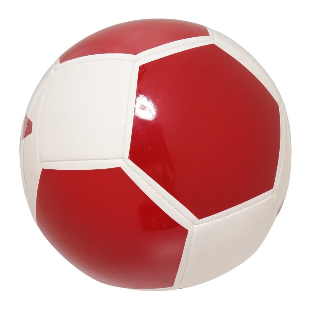 adidas EPP Club Soccer Size AF5935WR x Size and Ball, 5, (White Red, 5, Men's Women's)