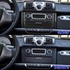 1 Set Carbon Fiber Car Front Central Control Panel Cover For Smart Fortwo 11-15