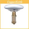Brass Push Button Bouncing Water Seal Cover For Kitchen Sink Drainage System