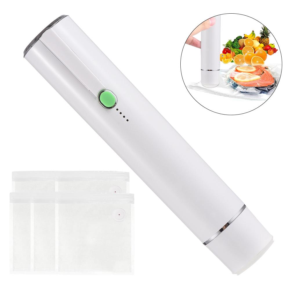 Handheld Vacuum Sealer Machine Portable USB Type-C Charging Cordless 2-in-1 Automatic Food Vacuum
