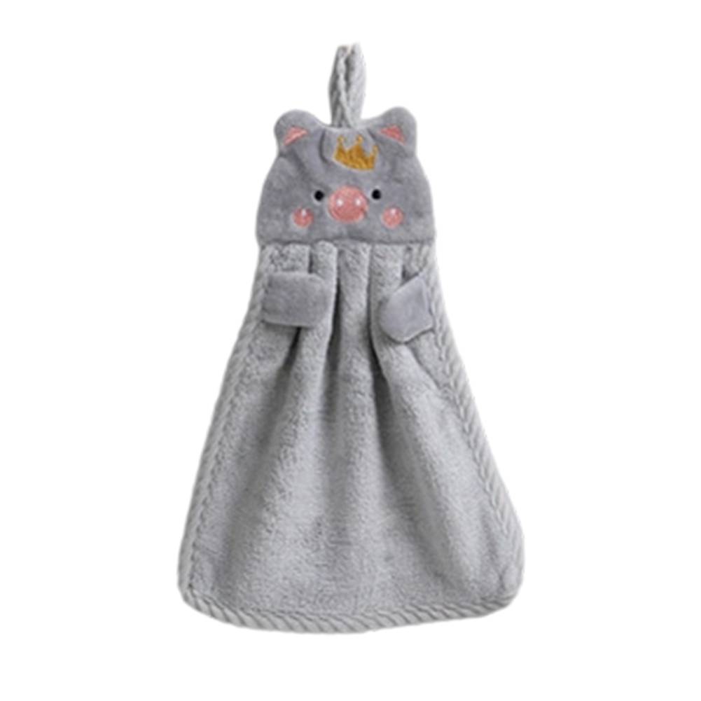 Hangable Hand Towel Kawaii Pig Towel Fun Kitchen Decor
