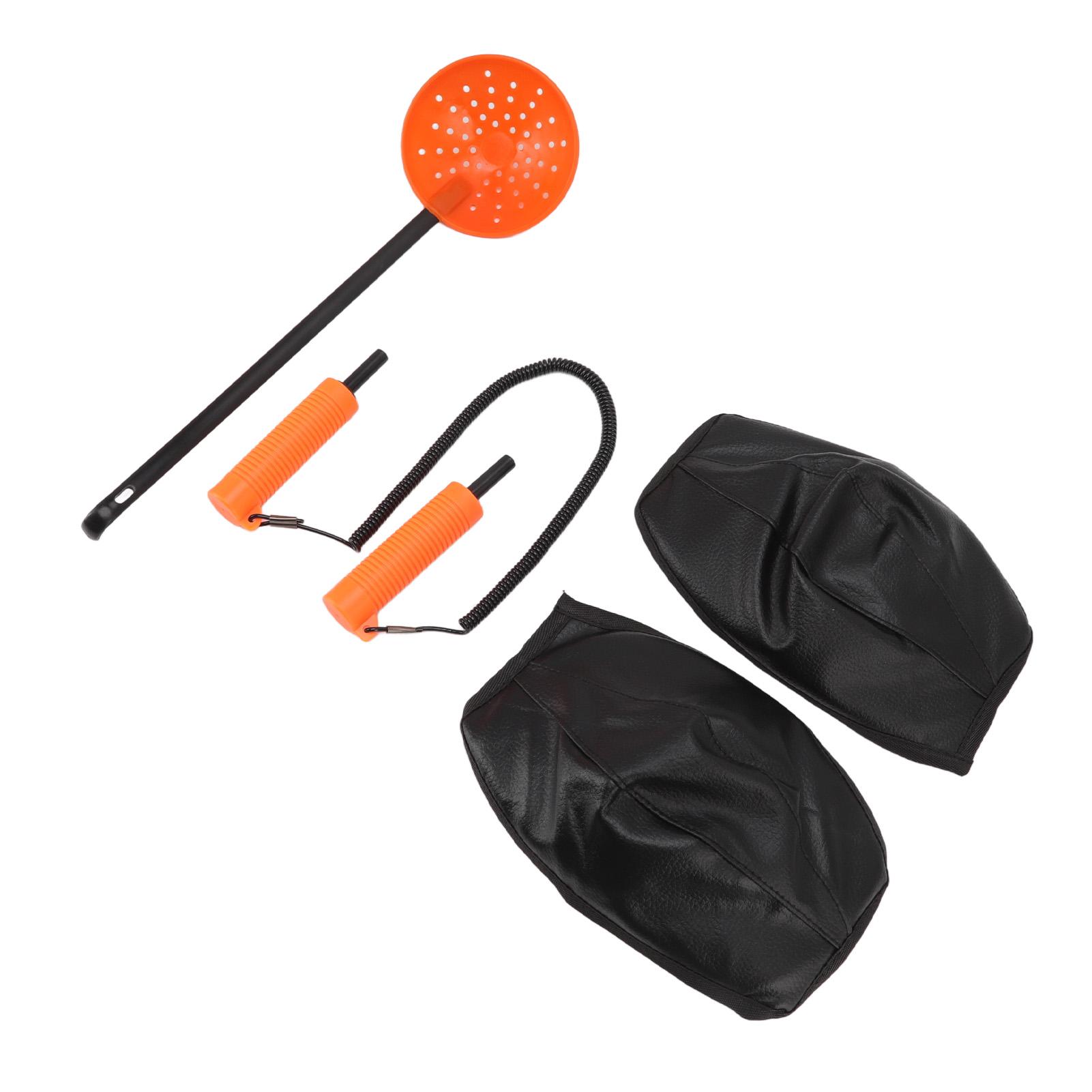 Втягивающиеся ледовые шипы, страховочные ледовые шипы для рыбалки, ложка, наколенники, комплект, зимнее рыболовное снаряжение