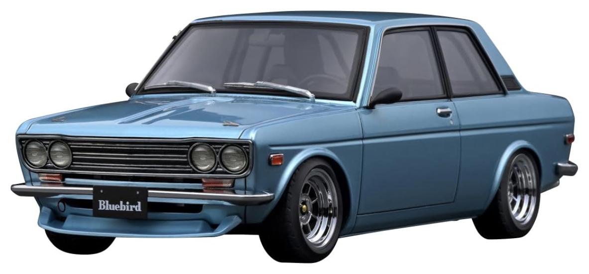 

модель зажигания 118 Datsun Bluebird (510) Металлик светло-голубой готовое изделие