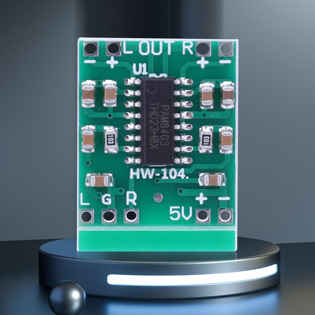 PAM8403 Dual Channel Power Amplifier Board Class D Super Mini Digital Amplifier Board 2*3W DC2.5-5.5V Power Supply