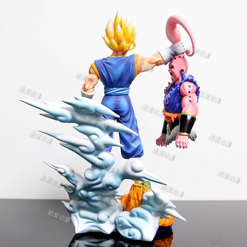 New Son Goku Figure Anime Super Saiyan Goku Vs Majin Buu Action Figures Statue Collection Model Kids Toys Birthday