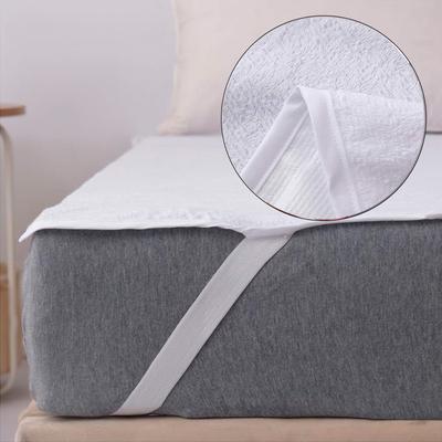 Waterproof Towel Cloth Bed Sheet,Polyester Cotton Strap Style Bedsheet,Four Corner Strap Mattress Cover