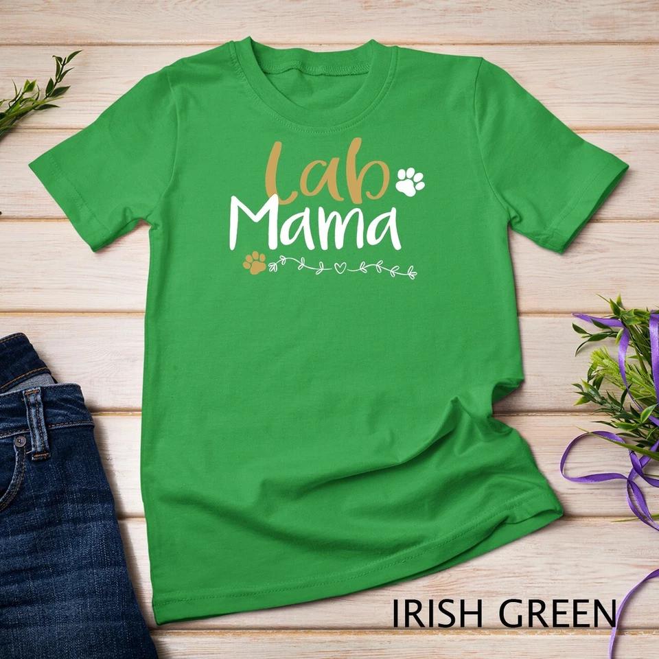 Lab Mom Lab Mama Labrador Retriever Shirt Cute Pet Lover Dog Unisex T-shirt 4 M