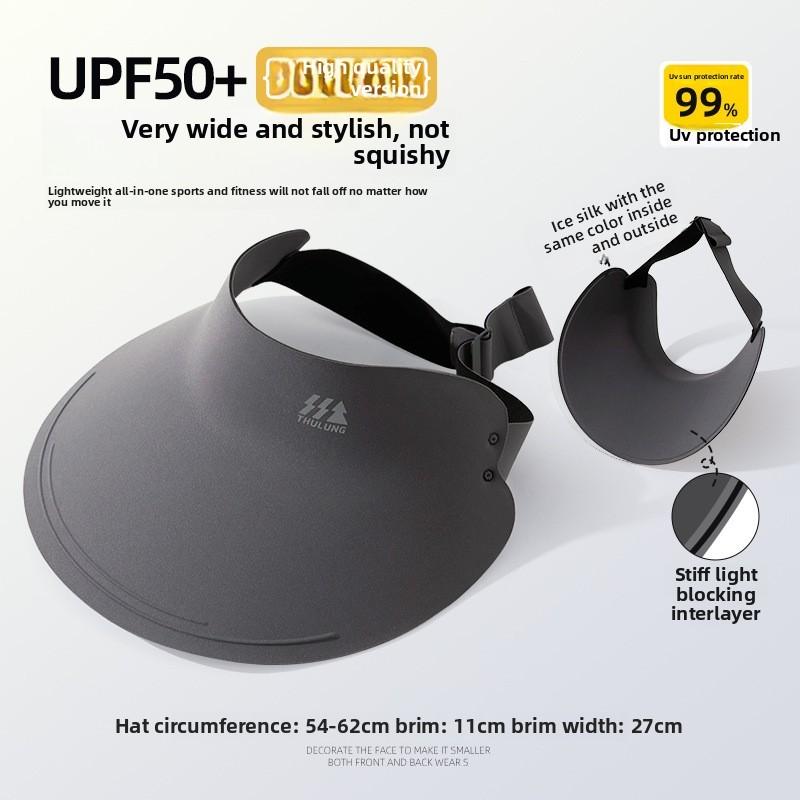 Seamless Sun Women Hat Ventilated Wide Brim Uv Protect Run Outdoor Activities