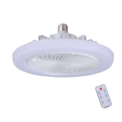 Modern Ceiling Fan Light E27 with Led Light Cooling Remote Fan Lamp Chandelier Wind Speed Room Home Decor PC 29W 3 White 80 100