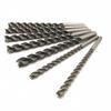 High-Speed Steel Extended Straight Shank Three-Flute End Mill, 2.5-10mm, White Steel