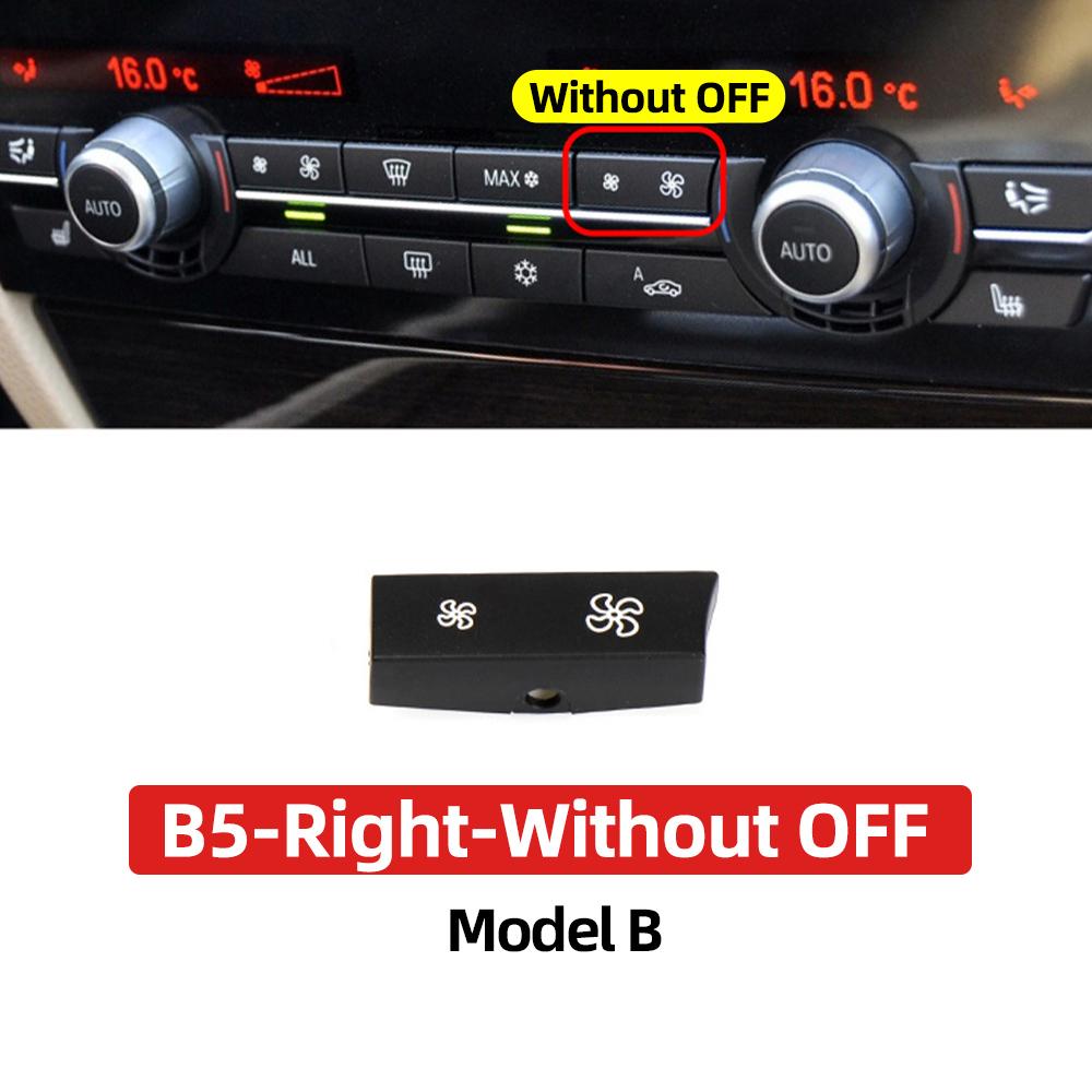 A/C Heater Climate Air Conditioning Control Panel Fan Speed Button Cover for BMW 5 7 Series F07 GT F10 F11 F01 F02 520 525 730