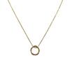 Light Luxury Niche Design Sense Circle Necklace High Sense Collarbone Chain Cold Wind Accessories
