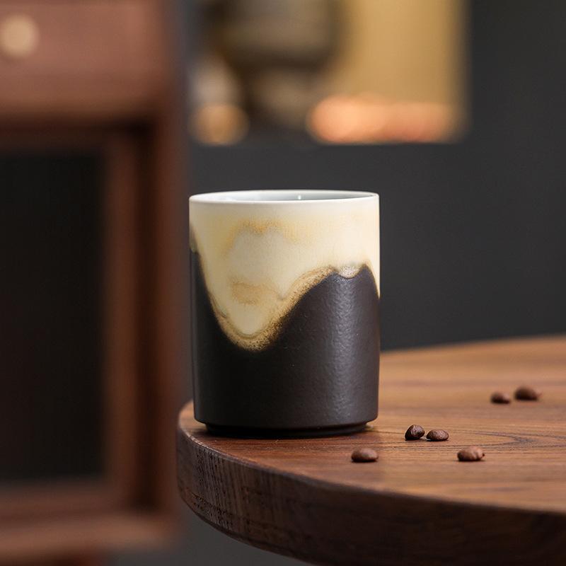 Merchandise Ceramic Coffee Cup High Value Hand Chong Latte Afternoon Tea Cup Kiln Change Far Mountain Master Cup